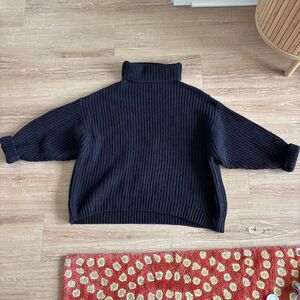 Free-people Women's Black and Navy Jumper